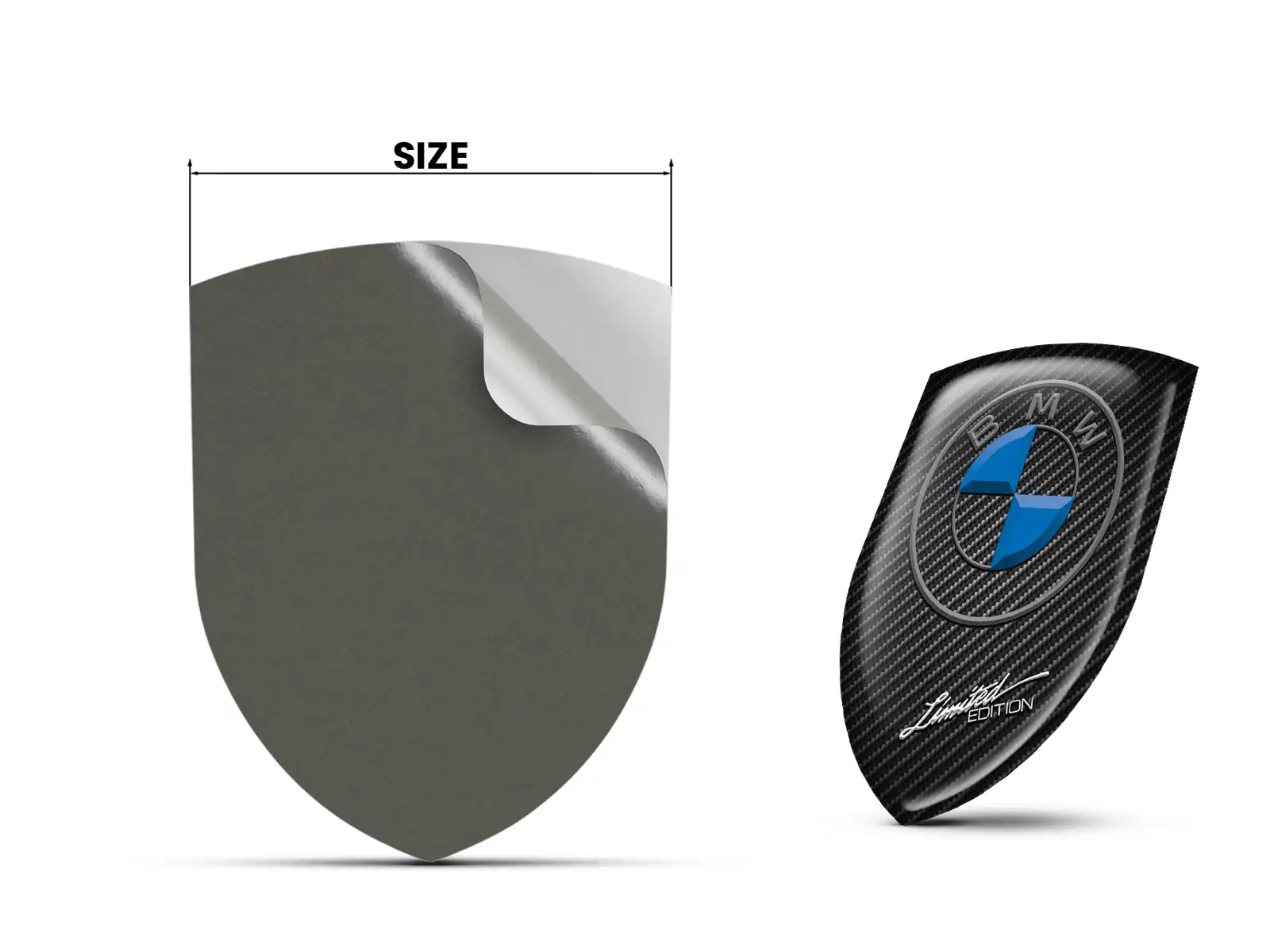 BMW Silikonembleme Auto Sportlich Hochwertig Pro
